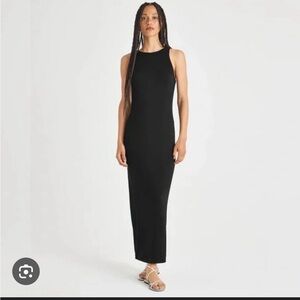 Splendid Black Sleeveless fleece Maxi Dress